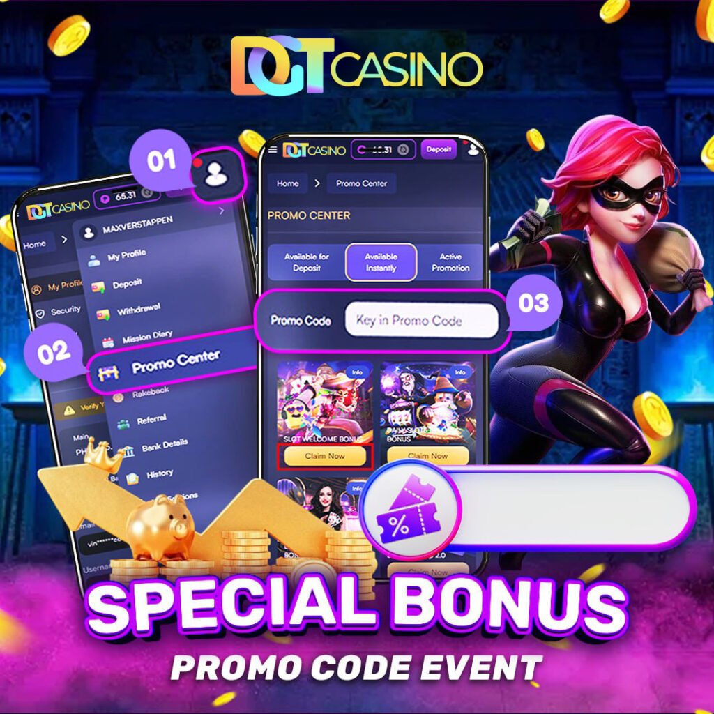 DCT CASINO PROMOTION Code